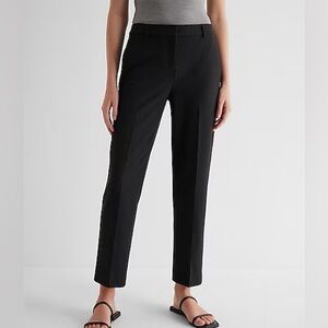 Express Black Editor Straight Pants 12R
